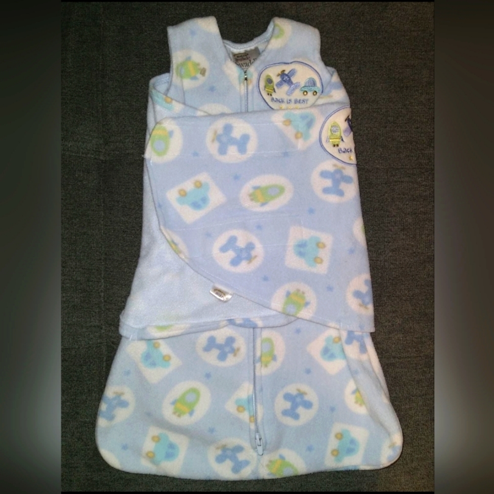 Newborn Halo Planes/Automobile/Rocket Sleep Sack & Swaddle.
